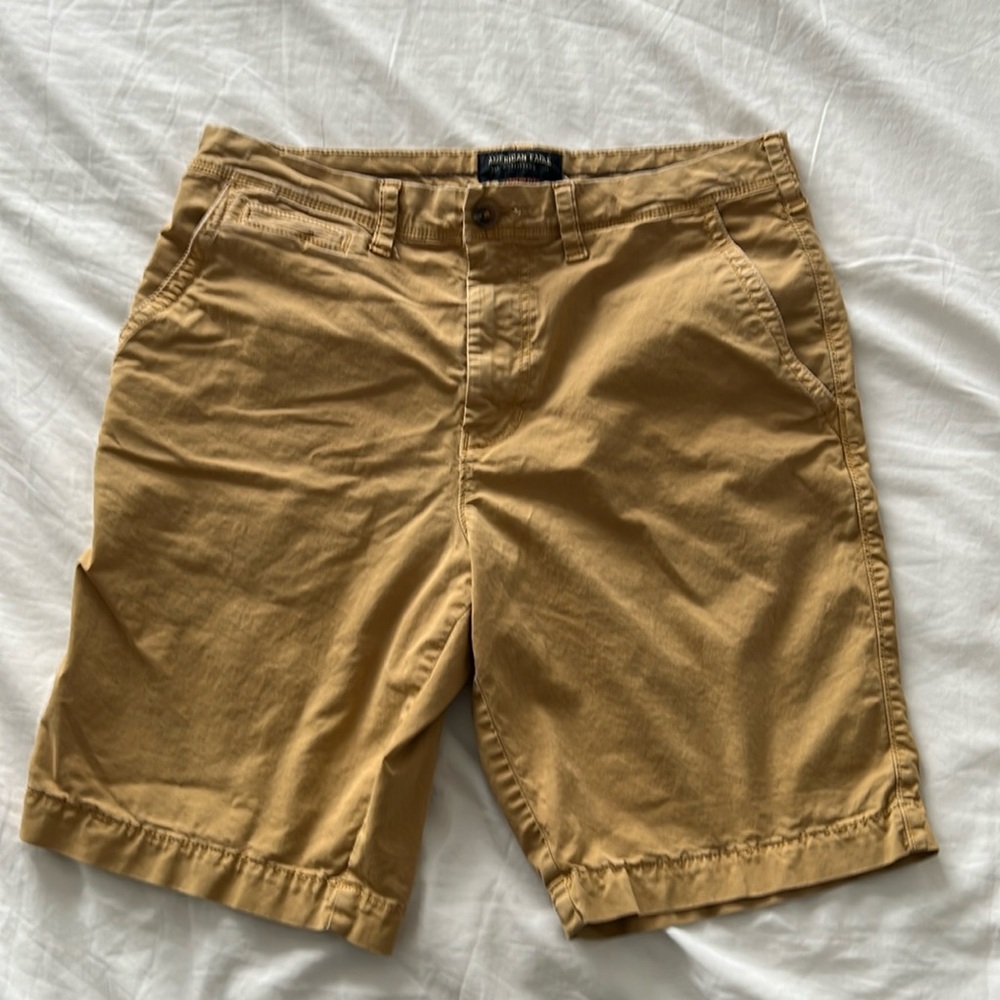 Slim AE shorts tan
